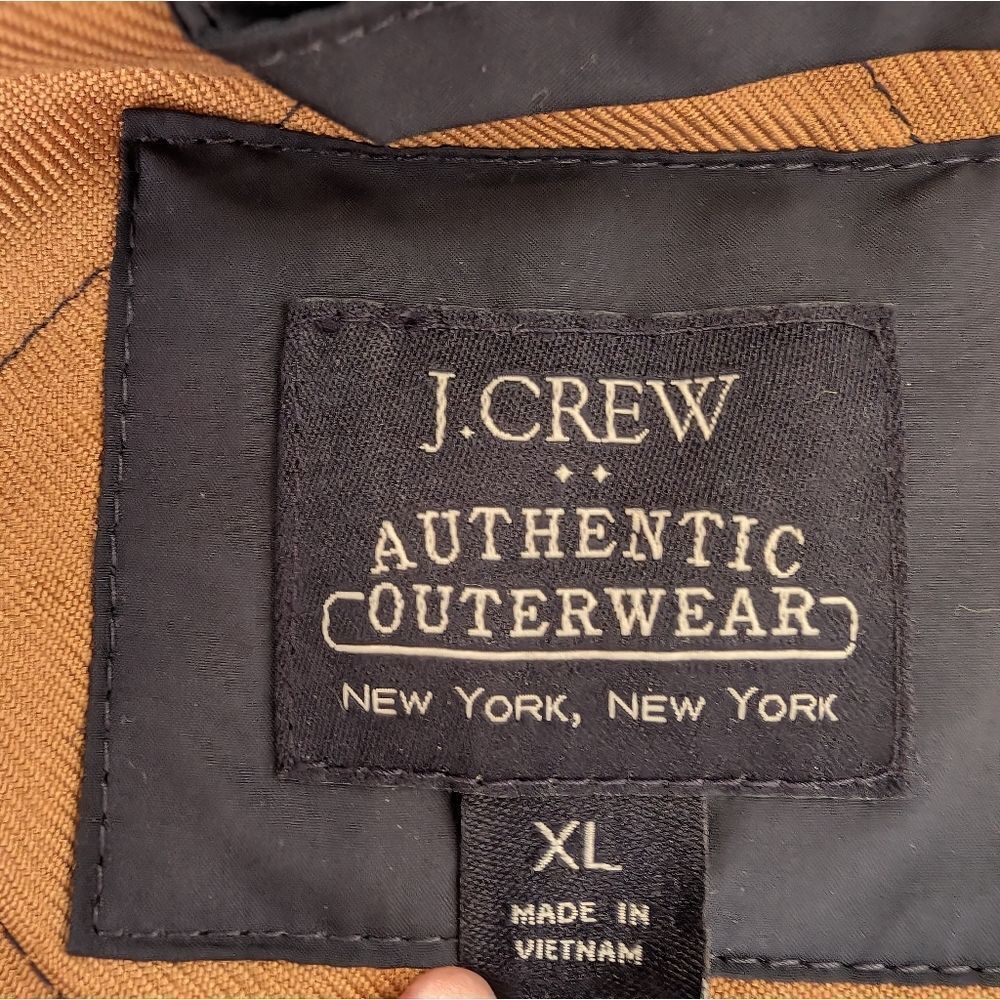 J. Crew Quilted Navy Walker Puffer Vest Size XL - Picture 5 of 10